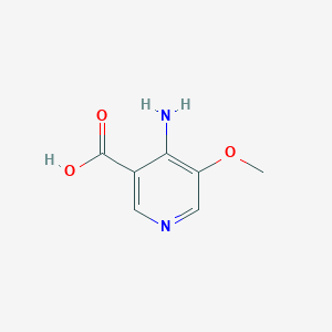 molecular formula C7H8N2O3 B14837212 4-Amino-5-methoxynicotinic acid 