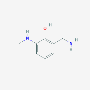 2-(Aminomethyl)-6-(methylamino)phenol