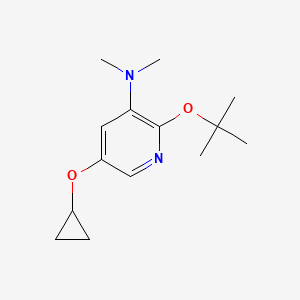 2-Tert-butoxy-5-cyclopropoxy-N,N-dimethylpyridin-3-amine