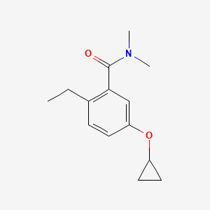 5-Cyclopropoxy-2-ethyl-N,N-dimethylbenzamide