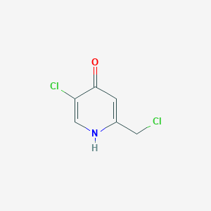 molecular formula C6H5Cl2NO B14837345 5-Chloro-2-(chloromethyl)pyridin-4-OL 