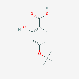 molecular formula C11H14O4 B14837349 4-Tert-butoxy-2-hydroxybenzoic acid 