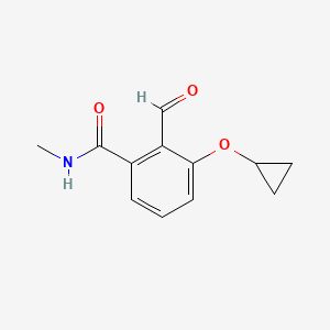 3-Cyclopropoxy-2-formyl-N-methylbenzamide