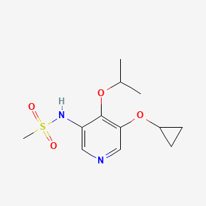 N-(5-Cyclopropoxy-4-isopropoxypyridin-3-YL)methanesulfonamide