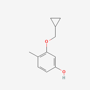 3-(Cyclopropylmethoxy)-4-methylphenol