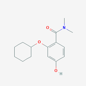 2-(Cyclohexyloxy)-4-hydroxy-N,N-dimethylbenzamide