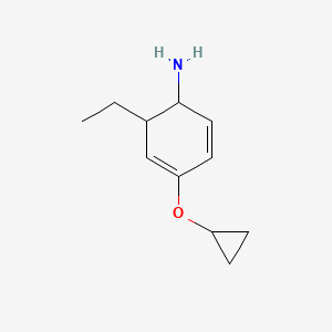 4-Cyclopropoxy-6-ethylcyclohexa-2,4-dienamine