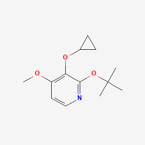 2-Tert-butoxy-3-cyclopropoxy-4-methoxypyridine