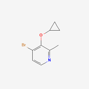 4-Bromo-3-cyclopropoxy-2-methylpyridine