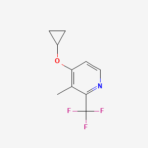 4-Cyclopropoxy-3-methyl-2-(trifluoromethyl)pyridine