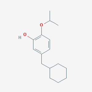 5-(Cyclohexylmethyl)-2-isopropoxyphenol