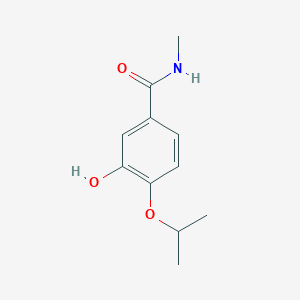 molecular formula C11H15NO3 B14837508 3-Hydroxy-4-isopropoxy-N-methylbenzamide 