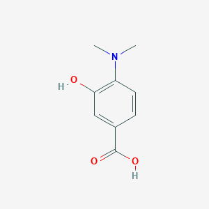 molecular formula C9H11NO3 B14837571 4-(Dimethylamino)-3-hydroxybenzoic acid 