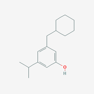 3-(Cyclohexylmethyl)-5-isopropylphenol