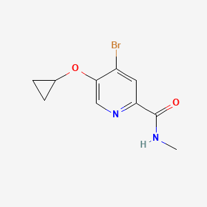 4-Bromo-5-cyclopropoxy-N-methylpicolinamide