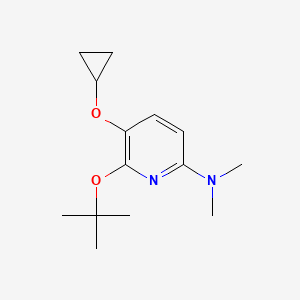 6-Tert-butoxy-5-cyclopropoxy-N,N-dimethylpyridin-2-amine