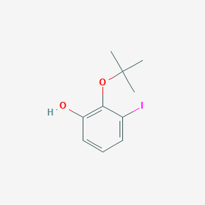 molecular formula C10H13IO2 B14837625 2-(Tert-butoxy)-3-iodophenol 