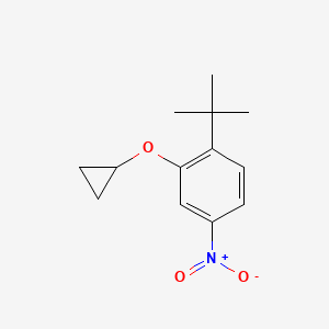 1-Tert-butyl-2-cyclopropoxy-4-nitrobenzene