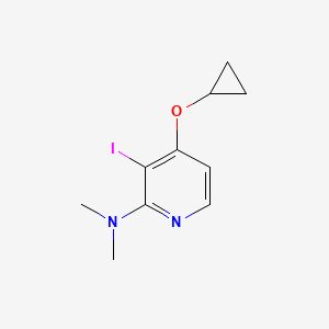 4-Cyclopropoxy-3-iodo-N,N-dimethylpyridin-2-amine