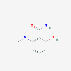 molecular formula C10H14N2O2 B14837659 2-(Dimethylamino)-6-hydroxy-N-methylbenzamide 