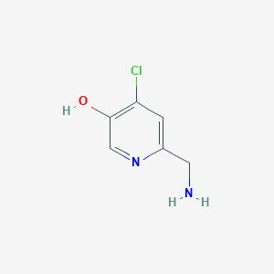 6-(Aminomethyl)-4-chloropyridin-3-OL