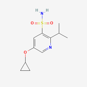 5-Cyclopropoxy-2-isopropylpyridine-3-sulfonamide