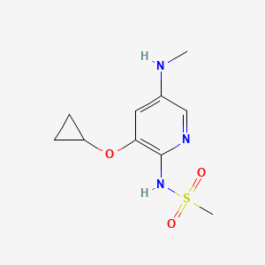 N-(3-Cyclopropoxy-5-(methylamino)pyridin-2-YL)methanesulfonamide