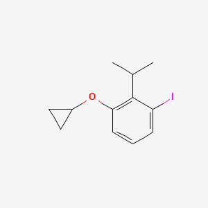 1-Cyclopropoxy-3-iodo-2-isopropylbenzene