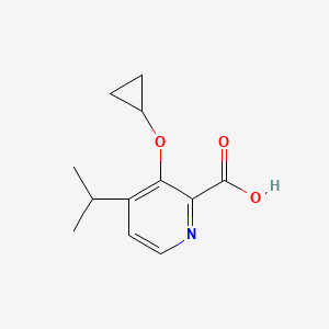 3-Cyclopropoxy-4-isopropylpicolinic acid