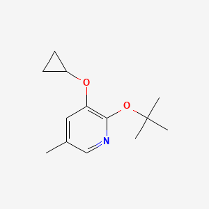 2-Tert-butoxy-3-cyclopropoxy-5-methylpyridine