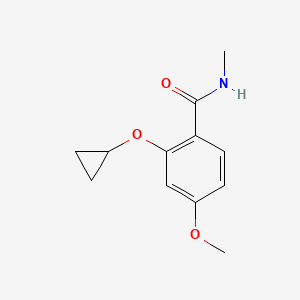 2-Cyclopropoxy-4-methoxy-N-methylbenzamide