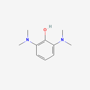 molecular formula C10H16N2O B14837816 2,6-Bis(dimethylamino)phenol 