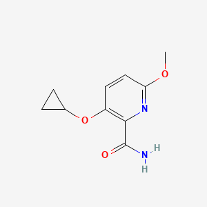 3-Cyclopropoxy-6-methoxypicolinamide