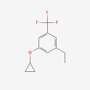 1-Cyclopropoxy-3-ethyl-5-(trifluoromethyl)benzene