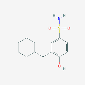 3-(Cyclohexylmethyl)-4-hydroxybenzenesulfonamide