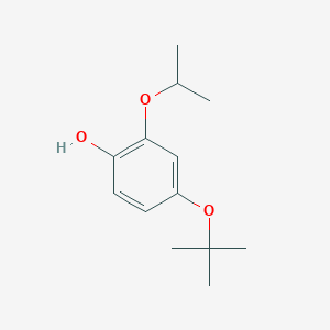 molecular formula C13H20O3 B14837841 4-Tert-butoxy-2-isopropoxyphenol 