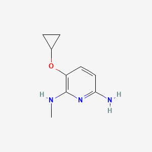 3-Cyclopropoxy-N2-methylpyridine-2,6-diamine