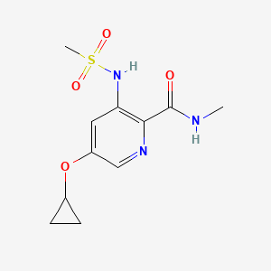 5-Cyclopropoxy-N-methyl-3-(methylsulfonamido)picolinamide