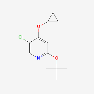 2-Tert-butoxy-5-chloro-4-cyclopropoxypyridine