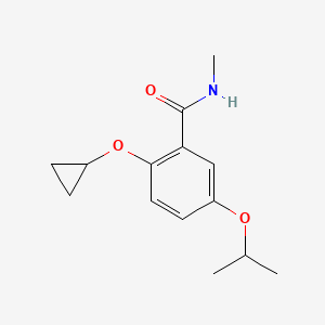 2-Cyclopropoxy-5-isopropoxy-N-methylbenzamide