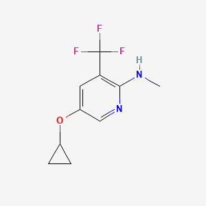 5-Cyclopropoxy-N-methyl-3-(trifluoromethyl)pyridin-2-amine