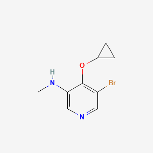 5-Bromo-4-cyclopropoxy-N-methylpyridin-3-amine