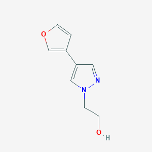 2-(4-(furan-3-yl)-1H-pyrazol-1-yl)ethan-1-ol