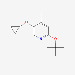 2-Tert-butoxy-5-cyclopropoxy-4-iodopyridine