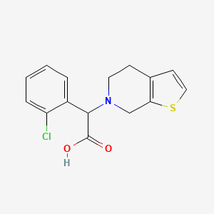 2-(2-chlorophenyl)-2-(4,5-dihydrothieno[2,3-c]pyridin-6(7H)-yl)acetic acid