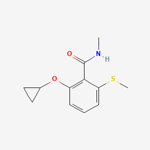 2-Cyclopropoxy-N-methyl-6-(methylthio)benzamide