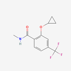 2-Cyclopropoxy-N-methyl-4-(trifluoromethyl)benzamide