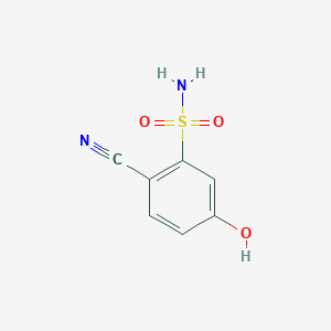 2-Cyano-5-hydroxybenzenesulfonamide