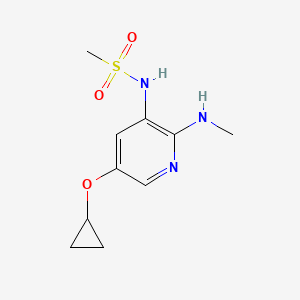 N-(5-Cyclopropoxy-2-(methylamino)pyridin-3-YL)methanesulfonamide