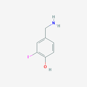 4-(Aminomethyl)-2-iodophenol